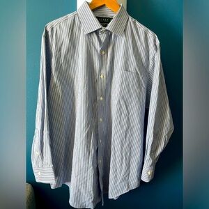 Lauren Ralph Lauren Mens 17.5 32/33 long sleeve dress shirt classic fit non iron